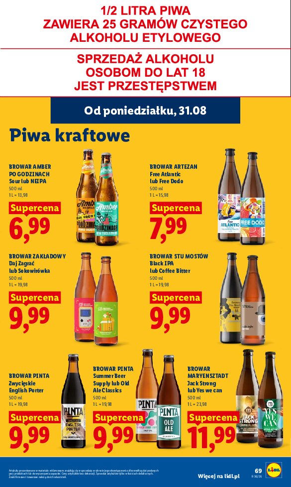 Gazetka Lidl 31/08/2026 – 02/09/2026 - gazetki promocyjne str. 69
