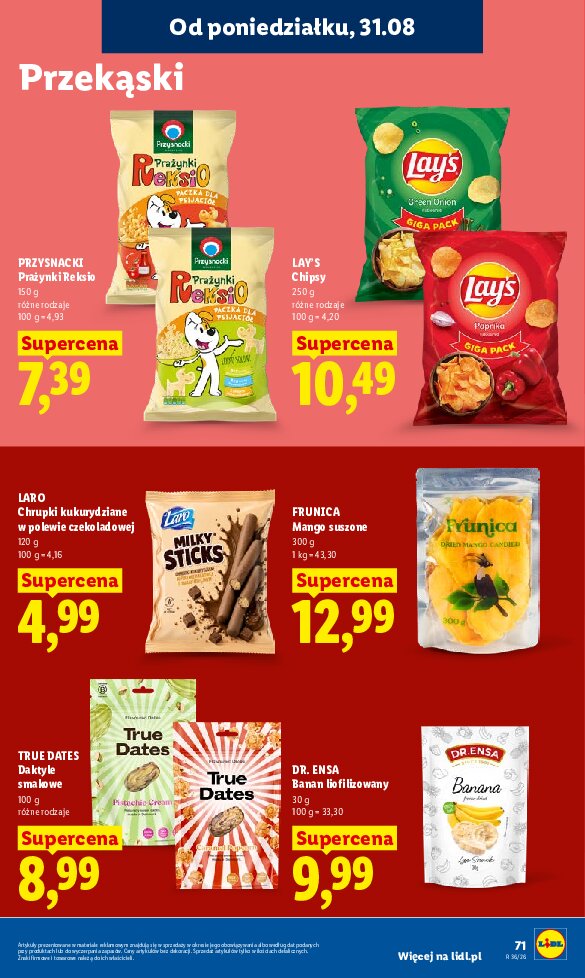 Gazetka Lidl 31/08/2026 – 02/09/2026 - gazetki promocyjne str. 73