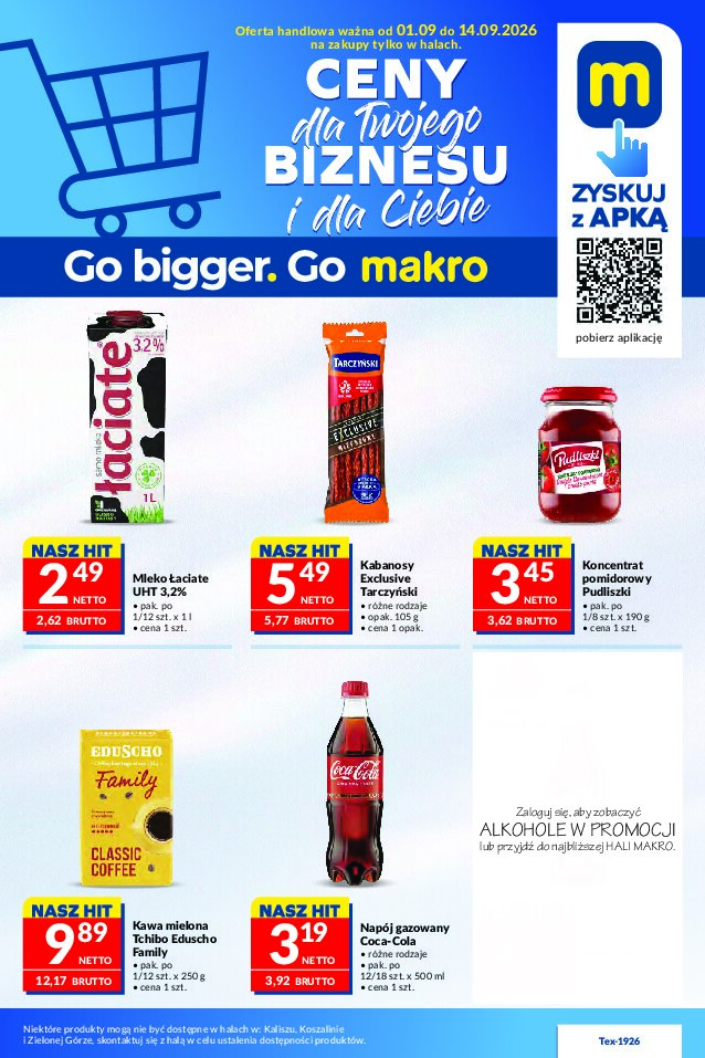 Gazetka Makro 01/09/2026 – 14/09/2026 - gazetki promocyjne str. 1