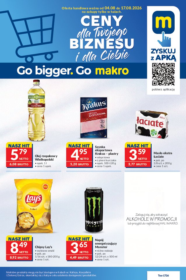 Gazetka Makro 04/08/2026 – 17/08/2026 - strona 1