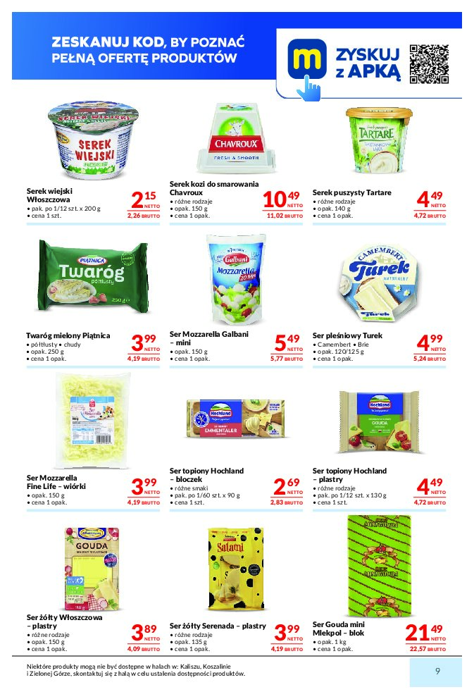 Gazetki promocyjne – nabiał - gazetki promocyjne str. 56