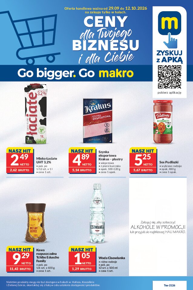 Gazetka Makro 29/09/2026 – 12/10/2026 - gazetki promocyjne str. 1