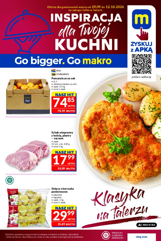 Gazetka Makro 29/09/2026 – 12/10/2026 - gazetki promocyjne str. 1