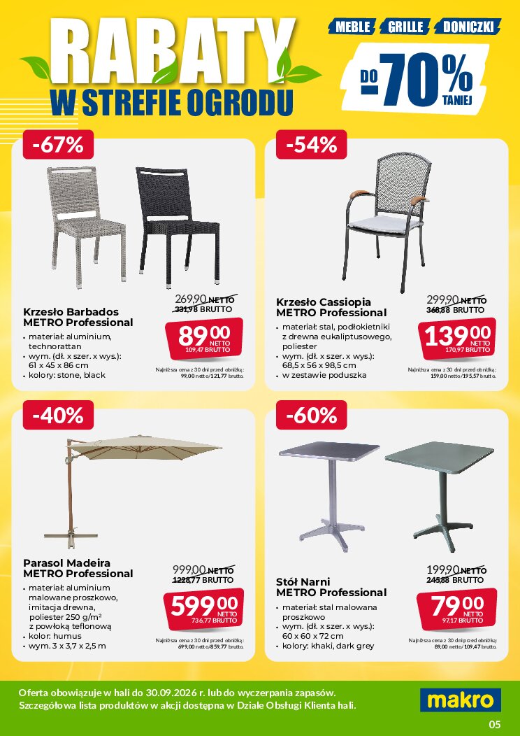 Gazetka Makro 31/08/2026 – 30/09/2026 - gazetki promocyjne str. 5