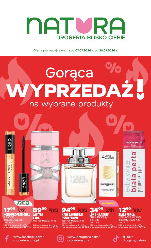 Gazetka Natura 07/07/2026 – 20/07/2026 - strona 1