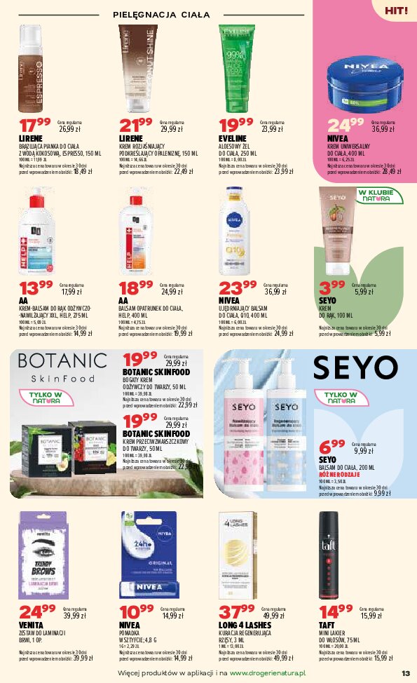 Gazetka Natura 08/09/2026 – 21/09/2026 - gazetki promocyjne str. 13