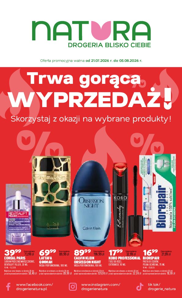 Gazetka Natura 21/07/2026 – 05/08/2026