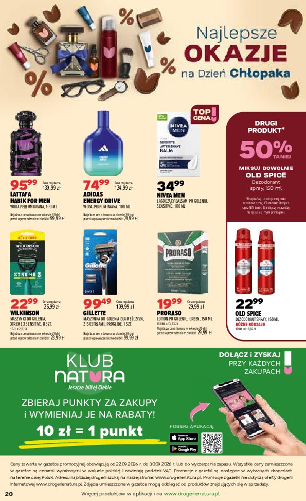 Gazetka Natura 22/09/2026 – 30/09/2026 - gazetki promocyjne str. 20