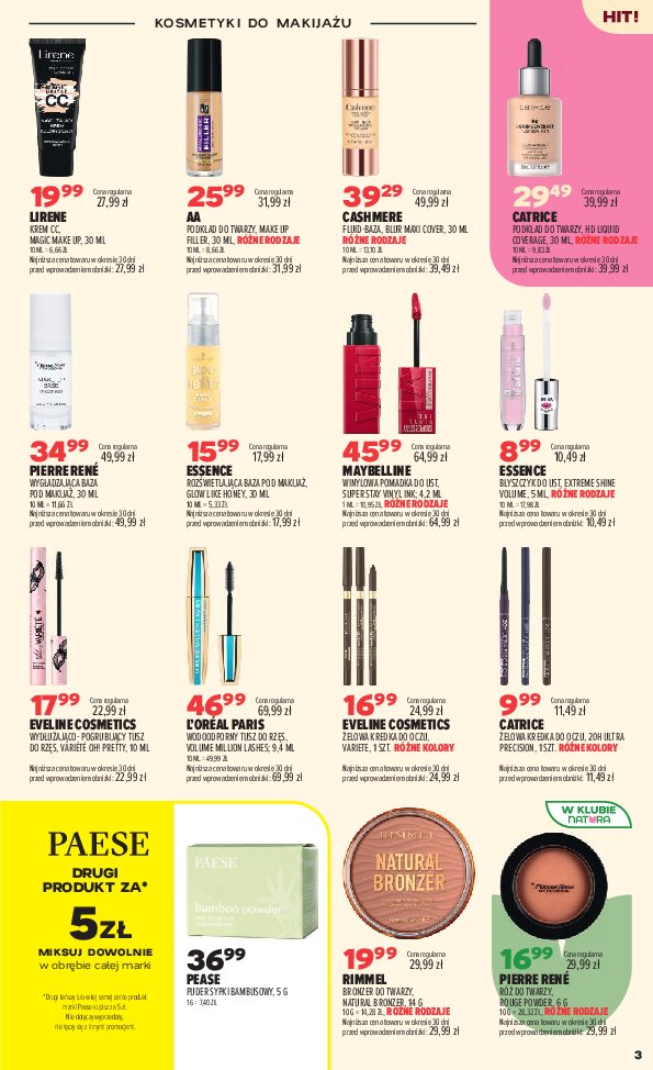 Gazetka Natura 25/08/2026 – 07/09/2026 - gazetki promocyjne str. 3