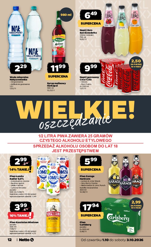 Gazetka Netto 01/10/2026 – 03/10/2026 - gazetki promocyjne str. 12