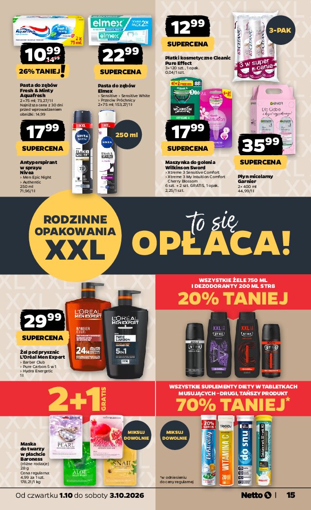 Gazetka Netto 01/10/2026 – 03/10/2026 - gazetki promocyjne str. 15