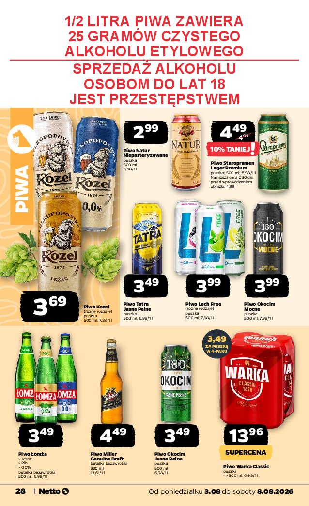 Gazetka Netto 03/07/2026 – 08/08/2026 - strona 28
