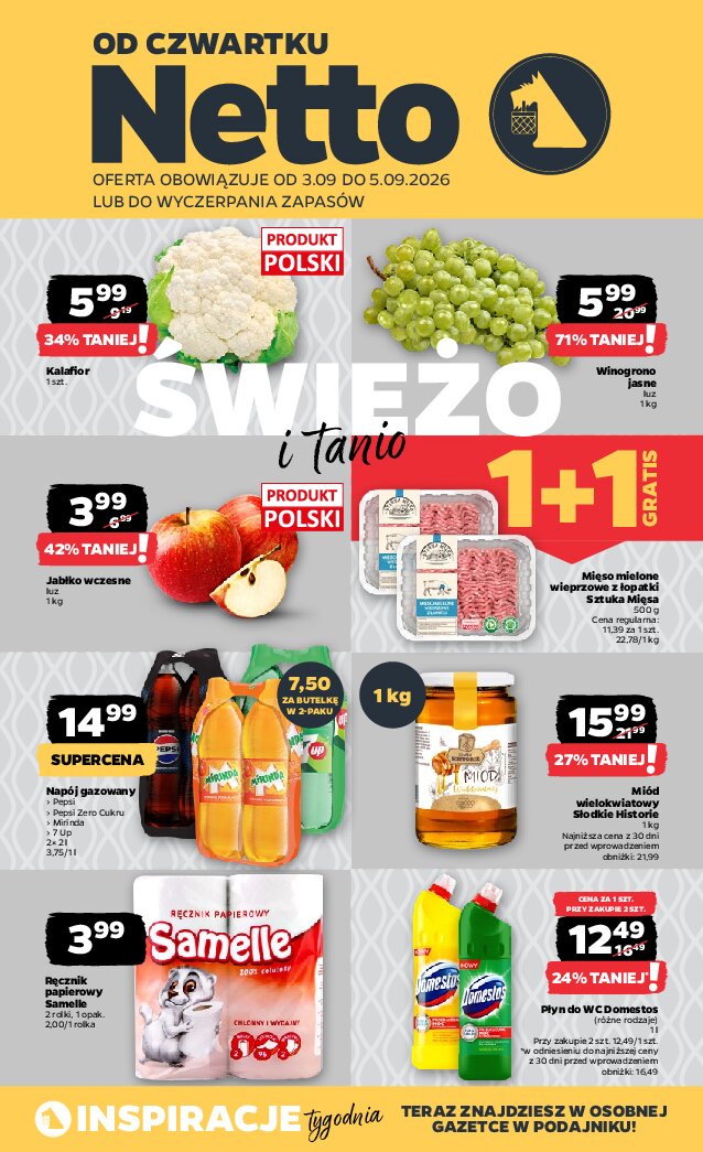 Gazetka Netto 03/09/2026 – 05/09/2026 - gazetki promocyjne str. 1