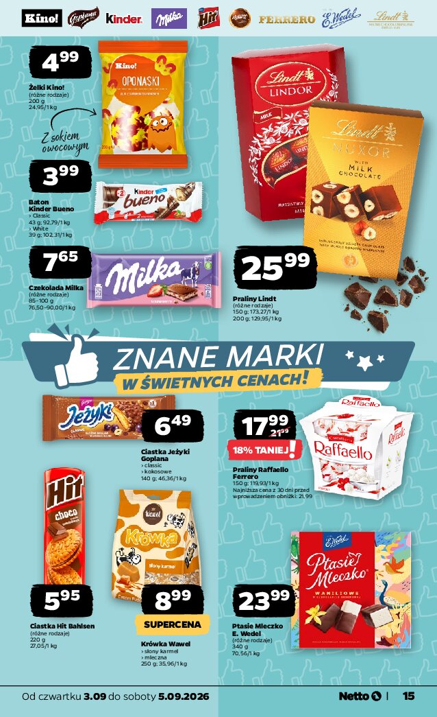 Gazetka Netto 03/09/2026 – 05/09/2026 - gazetki promocyjne str. 15