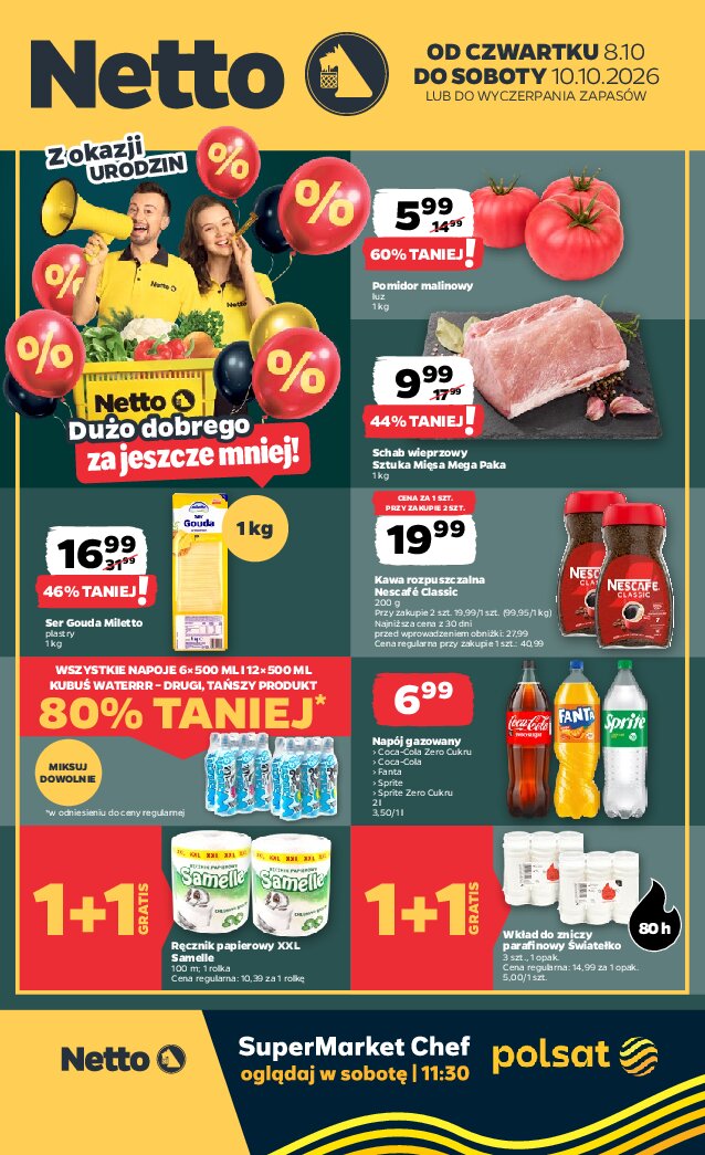 Gazetka Netto 08/10/2026 – 10/10/2026 - gazetki promocyjne str. 1