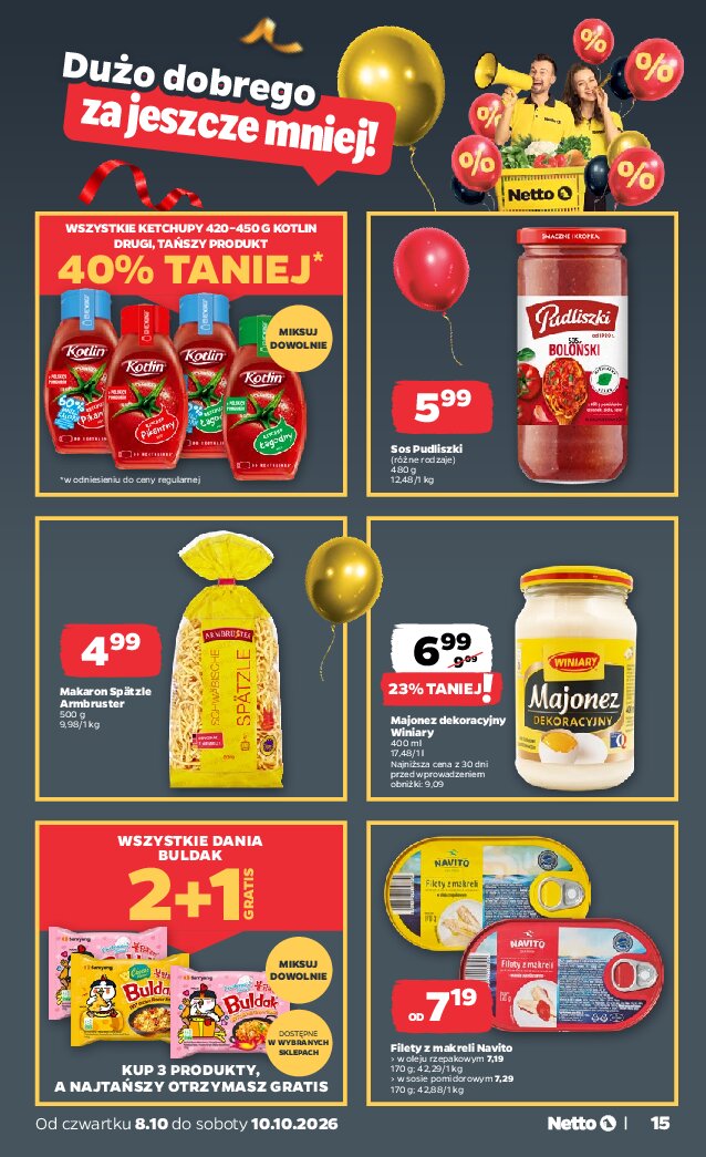 Gazetka Netto 08/10/2026 – 10/10/2026 - gazetki promocyjne str. 15