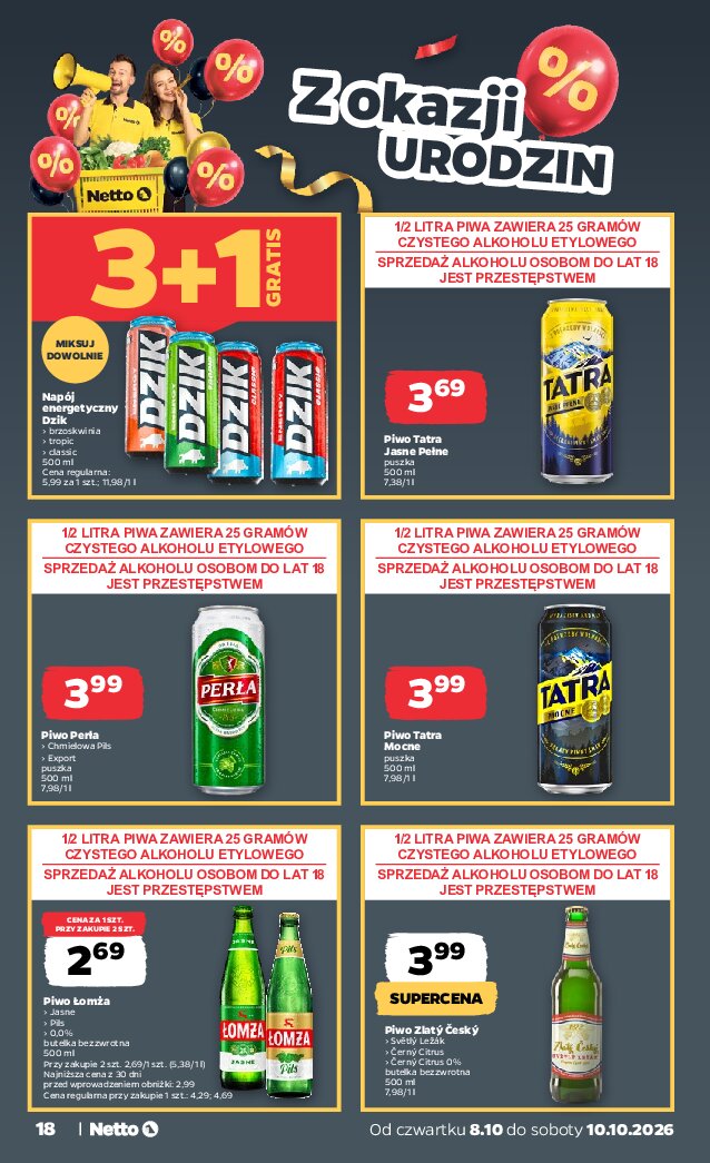 Gazetka Netto 08/10/2026 – 10/10/2026 - gazetki promocyjne str. 18