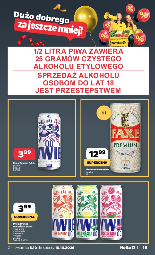 Gazetka Netto 08/10/2026 – 10/10/2026 - gazetki promocyjne str. 19