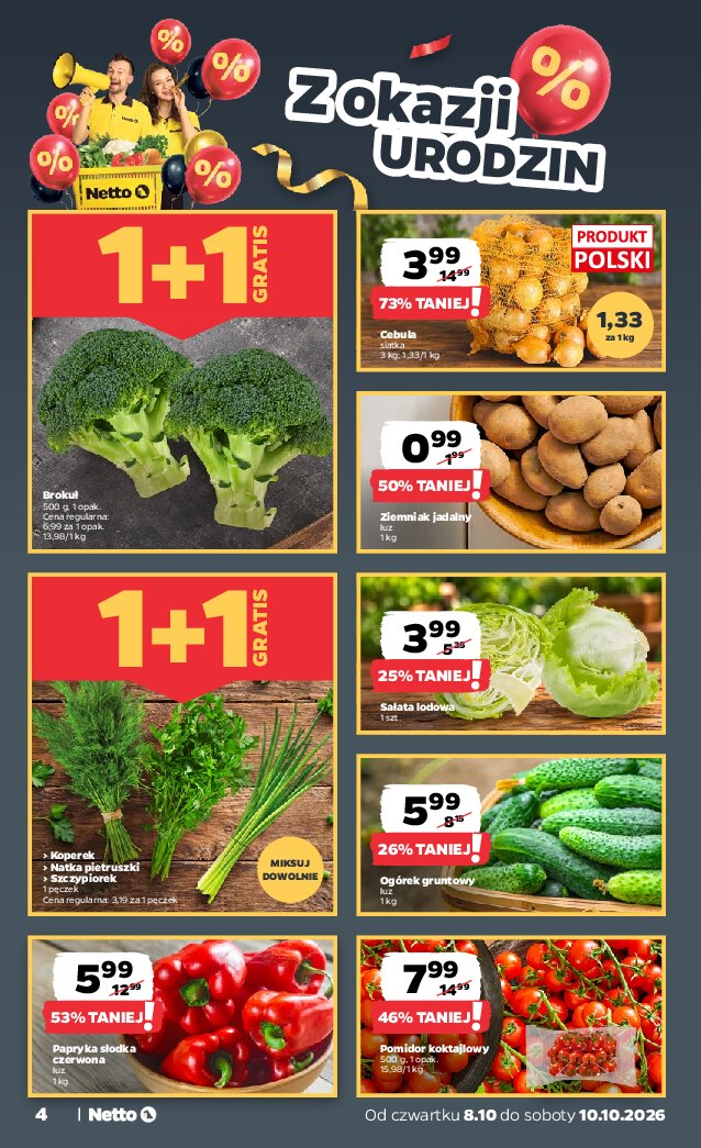 Gazetka Netto 08/10/2026 – 10/10/2026 - gazetki promocyjne str. 4