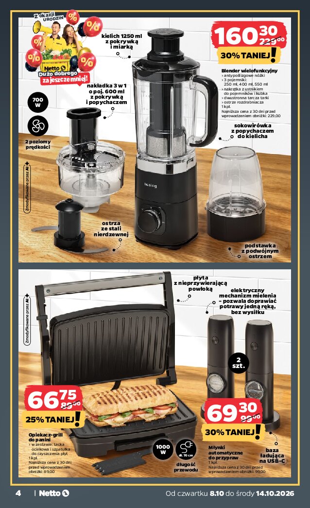 Gazetka Netto 08/10/2026 – 14/10/2026 - gazetki promocyjne str. 4