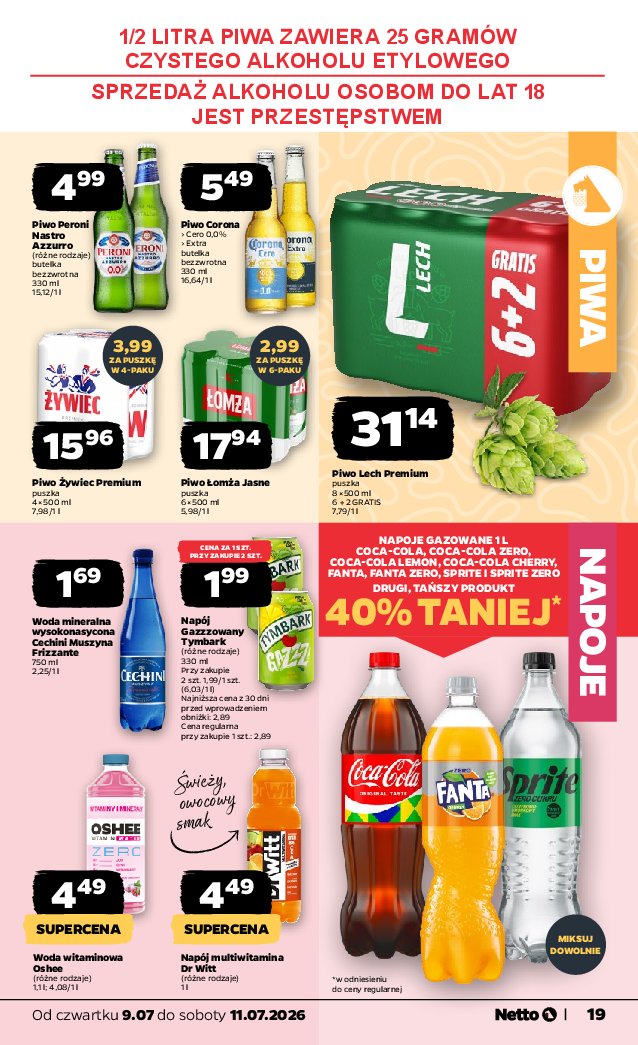 Gazetka Netto 09/07/2026 – 11/07/2026 - strona 19