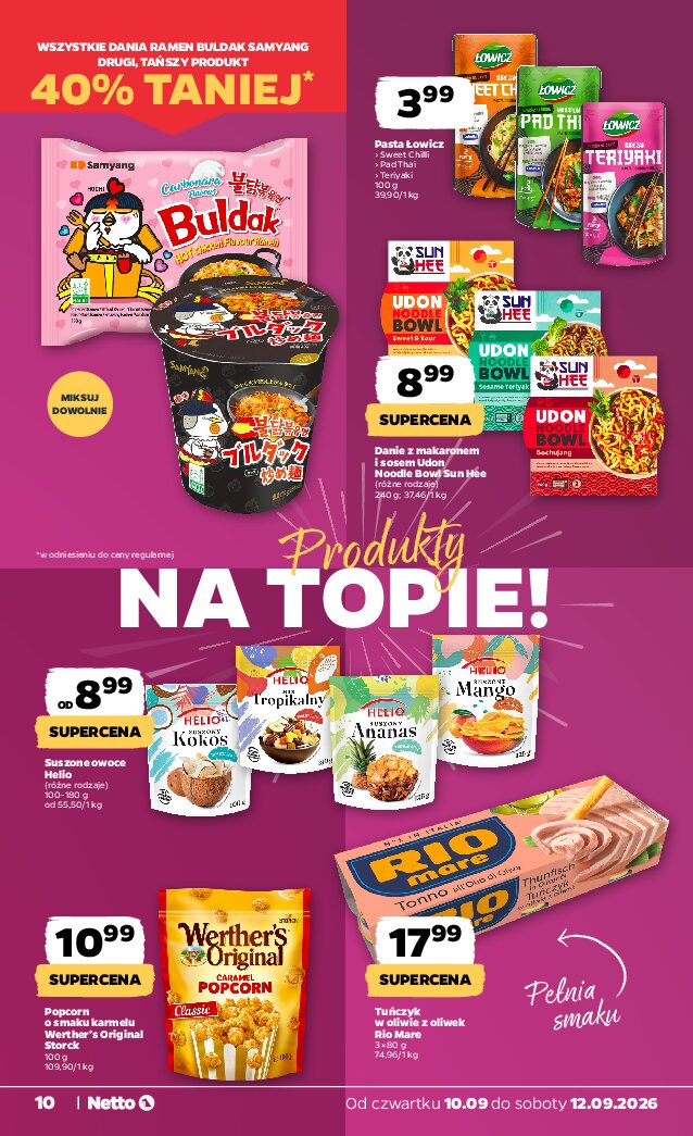 Gazetka Netto 10/09/2026 – 12/09/2026 - gazetki promocyjne str. 10