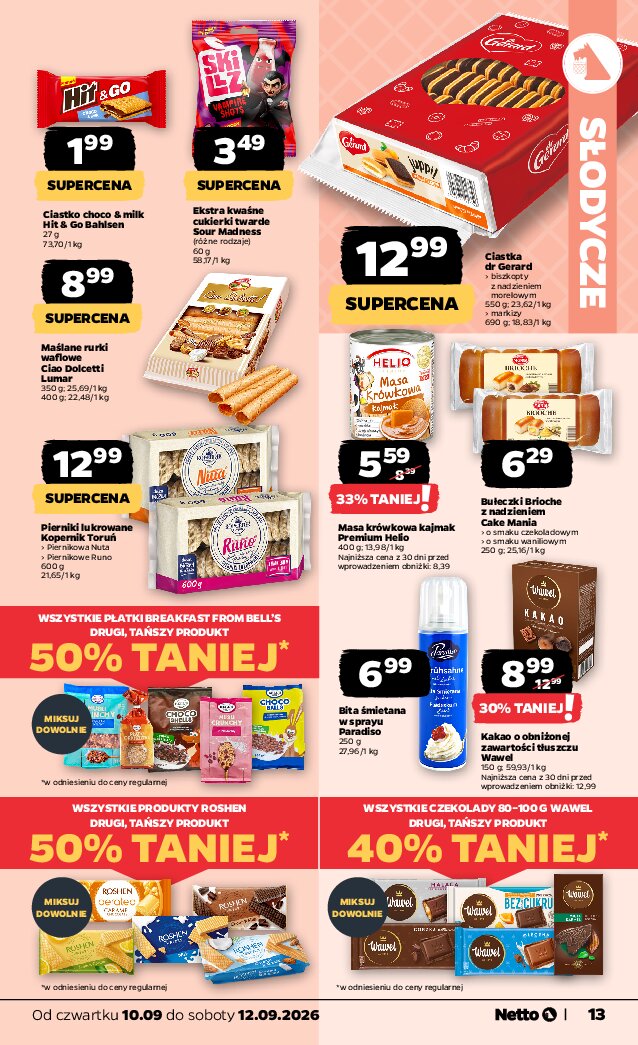 Gazetka Netto 10/09/2026 – 12/09/2026 - gazetki promocyjne str. 13