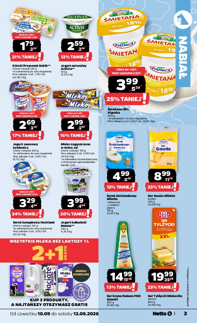 Gazetka Netto 10/09/2026 – 12/09/2026 - gazetki promocyjne str. 3