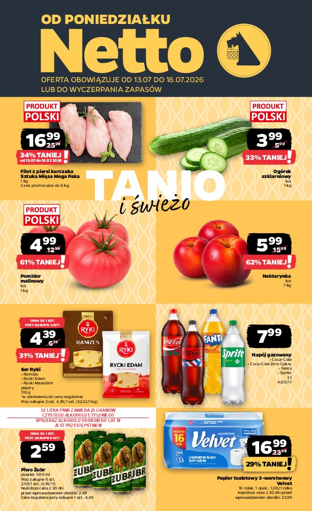 Gazetka Netto 13/07/2026 – 18/07/2026