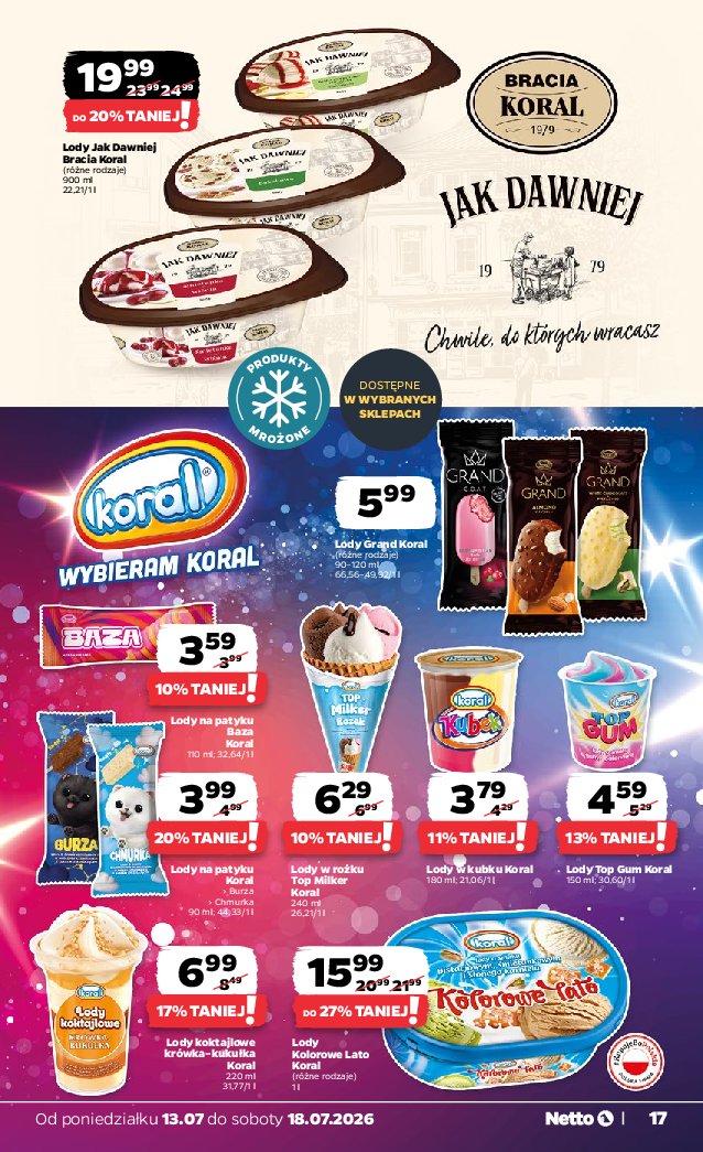 Gazetka Netto 13/07/2026 – 18/07/2026 - strona 17