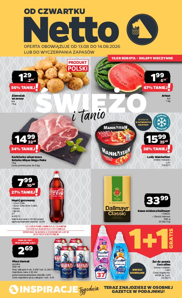 Gazetka Netto 13/08/2026 – 14/08/2026