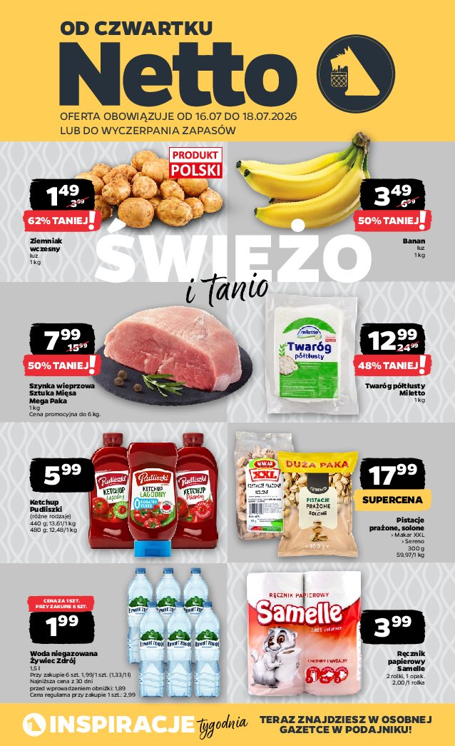Gazetka Netto 16/07/2026 – 18/07/2026 - strona 1