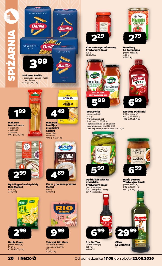 Gazetka Netto 17/08/2026 – 22/08/2026 - strona 20