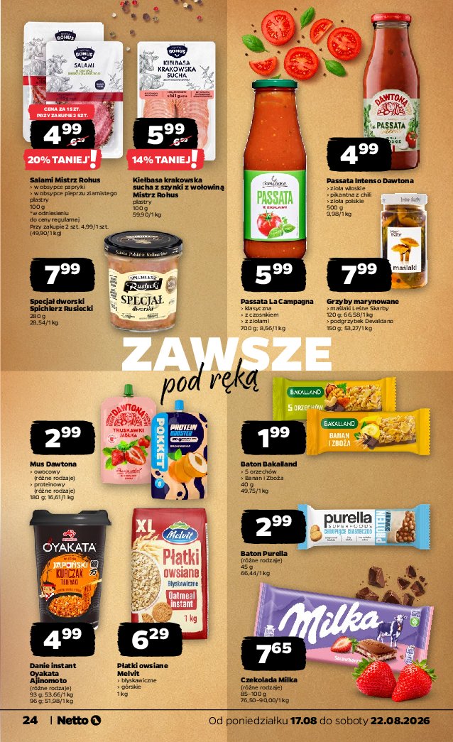 Gazetka Netto 17/08/2026 – 22/08/2026 - strona 24