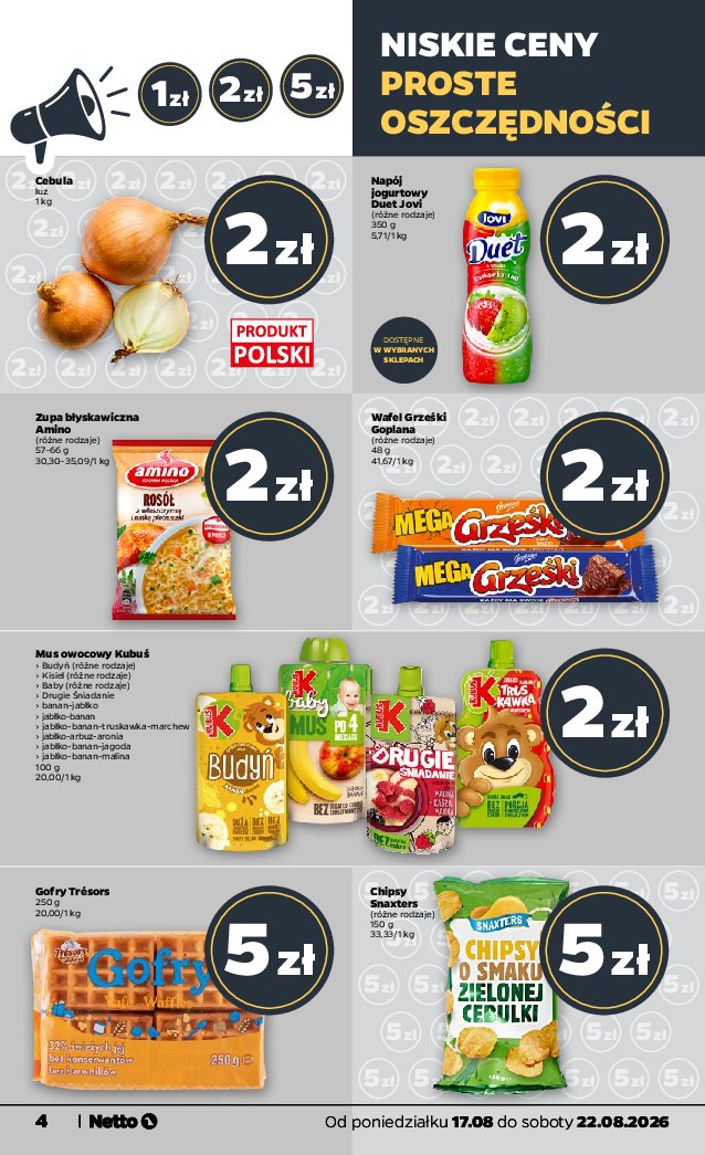Gazetka Netto 17/08/2026 – 22/08/2026 - strona 4