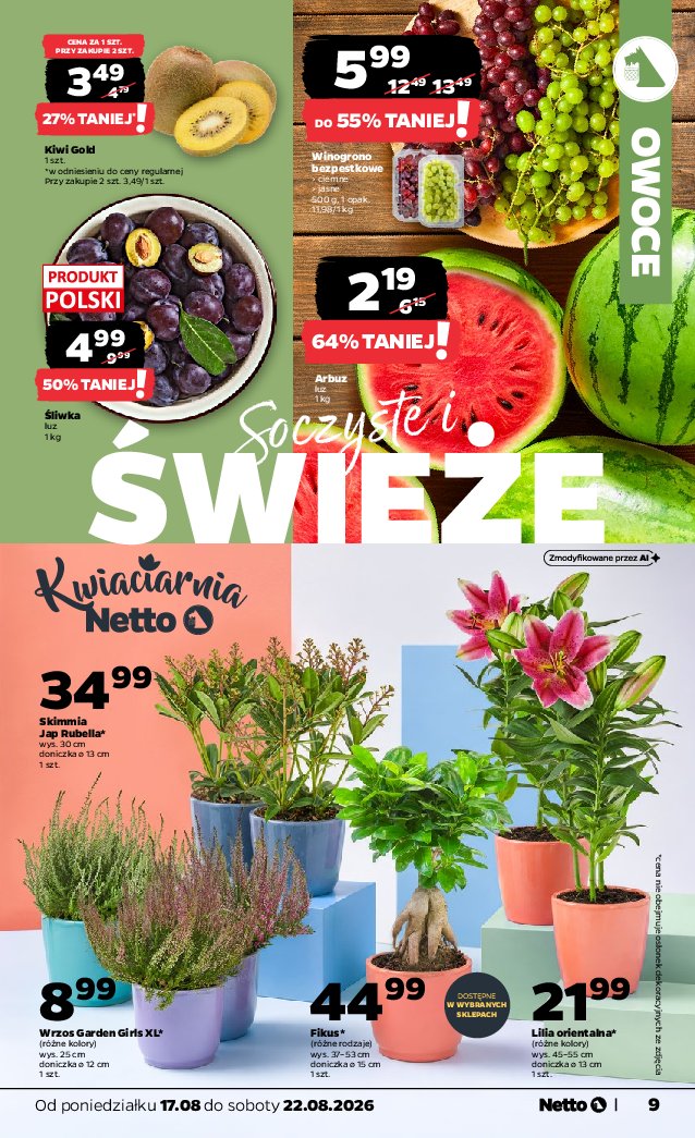 Gazetka Netto 17/08/2026 – 22/08/2026 - strona 9