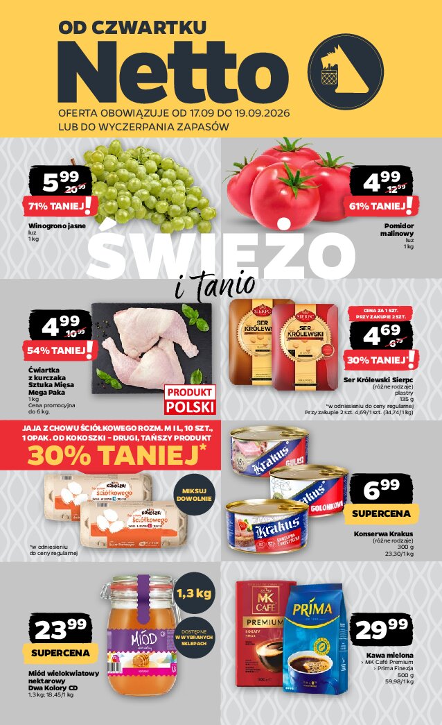 Gazetka Netto 17/09/2026 – 19/09/2026 - gazetki promocyjne str. 1