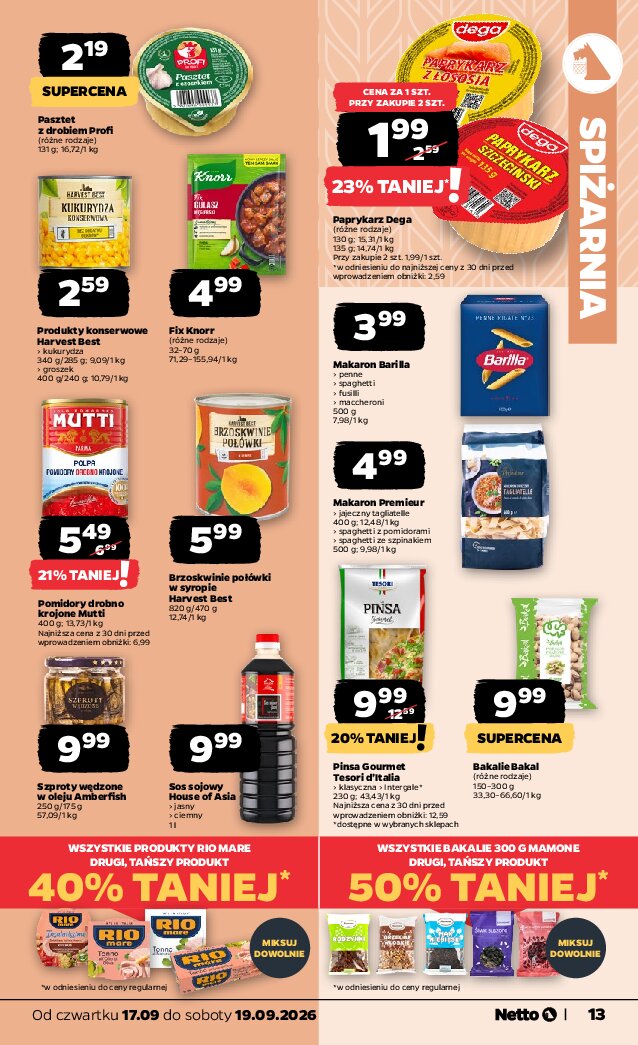 Gazetka Netto 17/09/2026 – 19/09/2026 - gazetki promocyjne str. 13