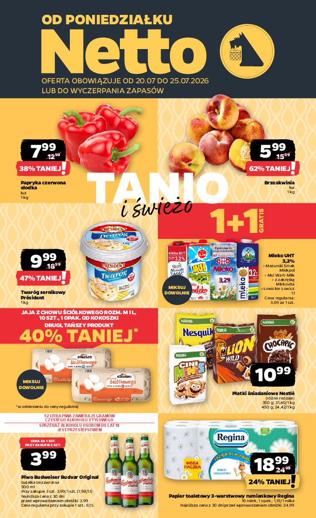Gazetka Netto 20/07/2026 – 25/07/2026