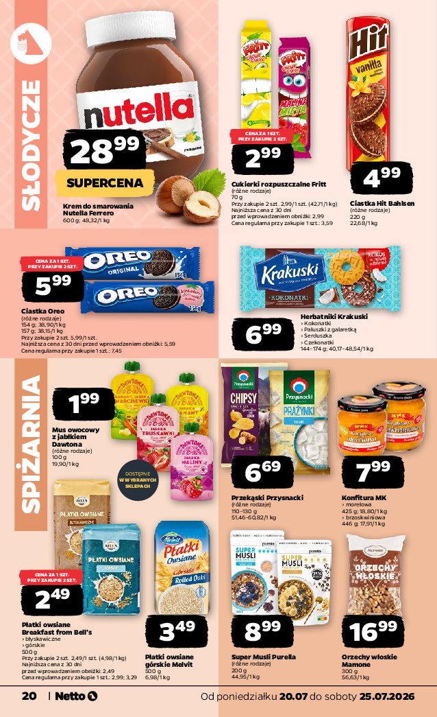Gazetka Netto 20/07/2026 – 25/07/2026 - strona 20