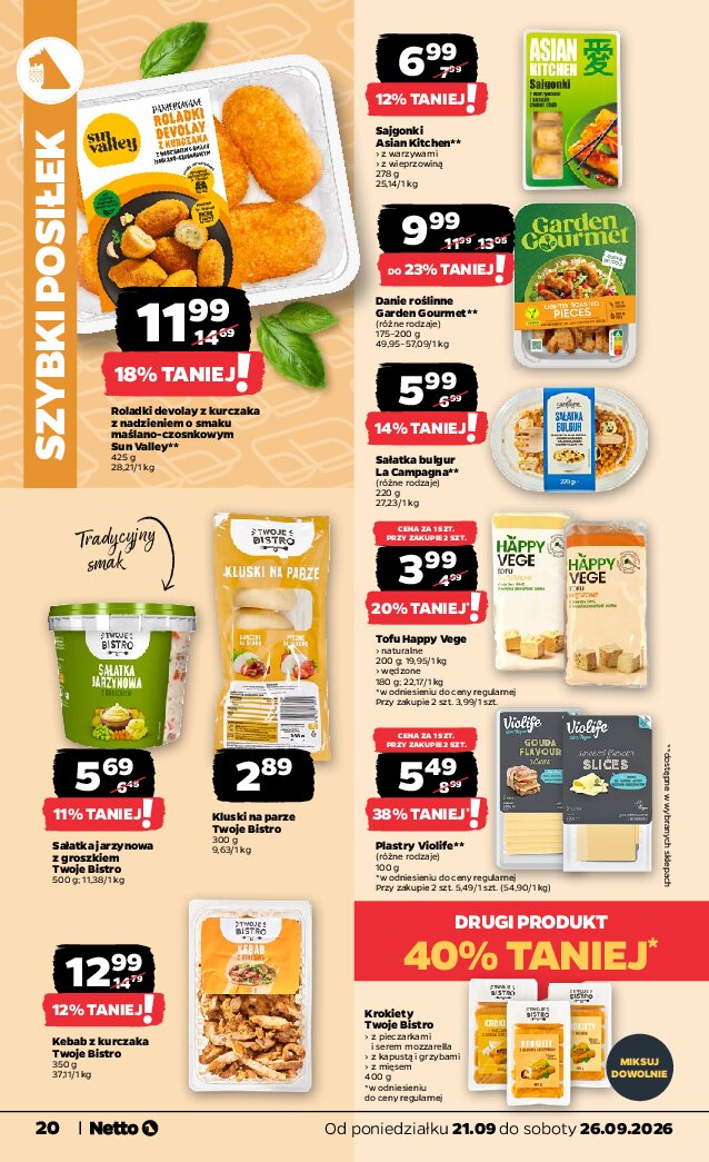Gazetka Netto 21/09/2026 – 26/09/2026 - gazetki promocyjne str. 20