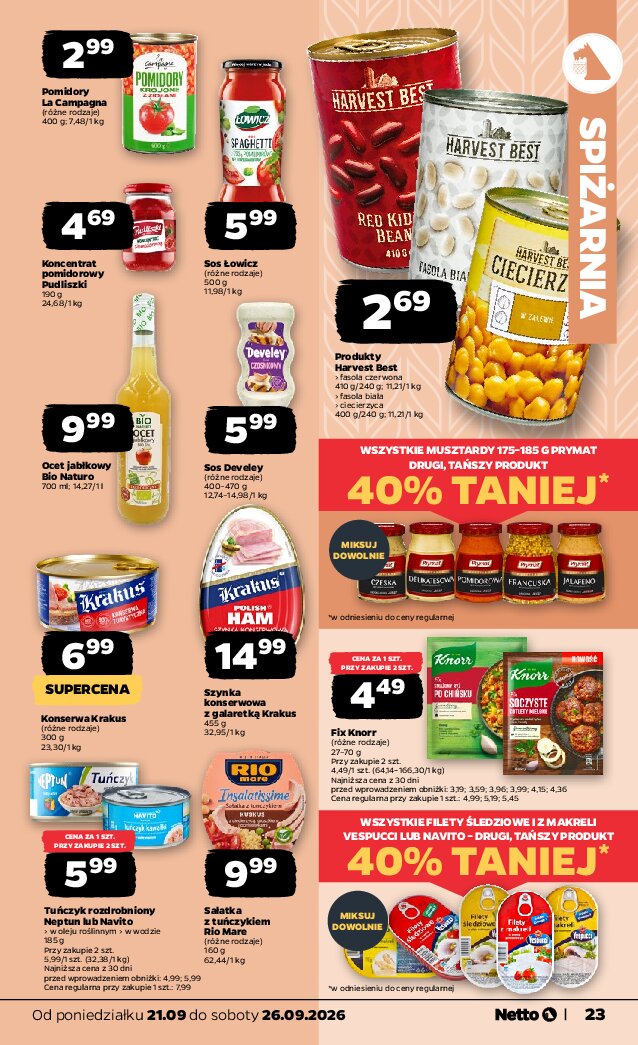 Gazetka Netto 21/09/2026 – 26/09/2026 - gazetki promocyjne str. 23