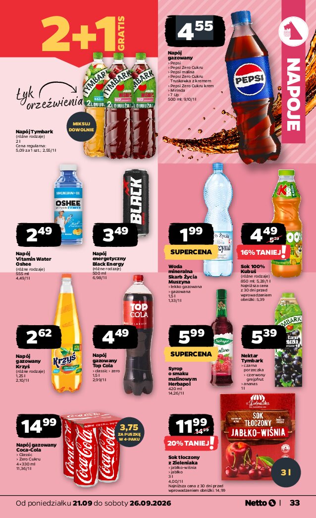 Gazetka Netto 21/09/2026 – 26/09/2026 - gazetki promocyjne str. 33