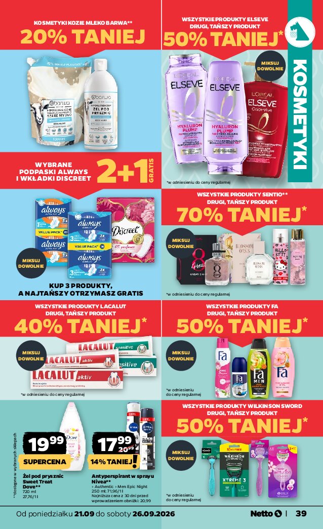 Gazetka Netto 21/09/2026 – 26/09/2026 - gazetki promocyjne str. 39