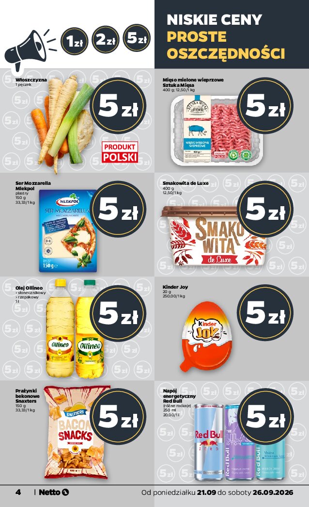 Gazetka Netto 21/09/2026 – 26/09/2026 - gazetki promocyjne str. 4