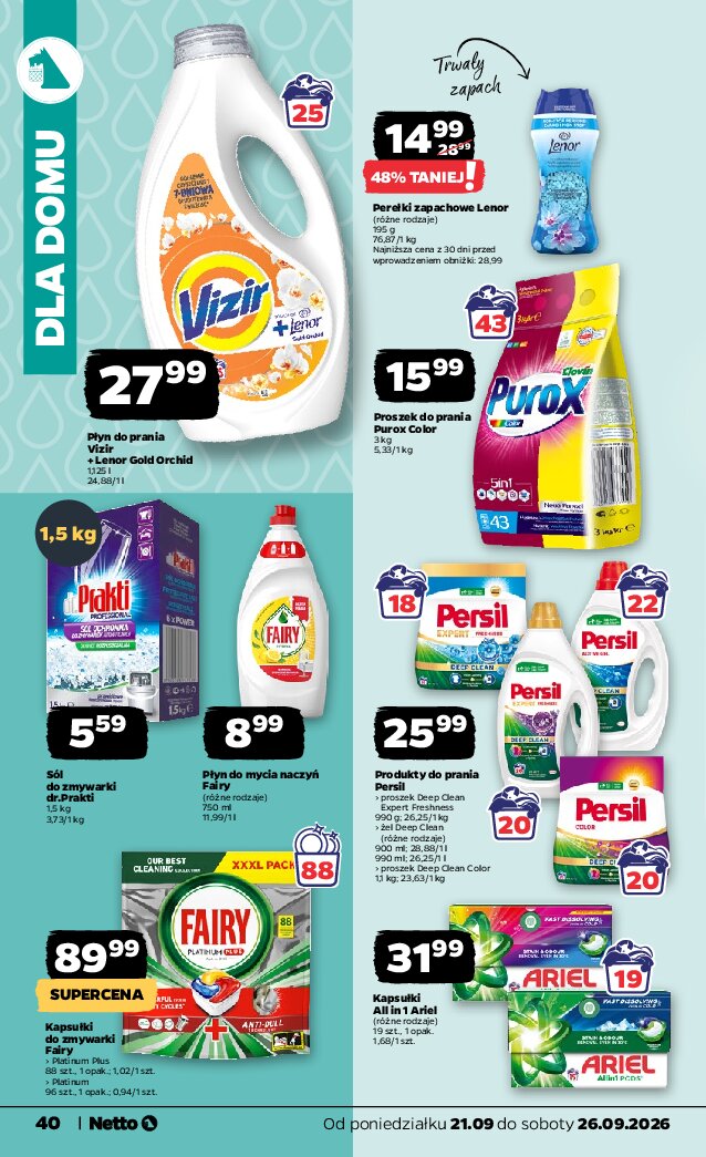 Gazetka Netto 21/09/2026 – 26/09/2026 - gazetki promocyjne str. 40