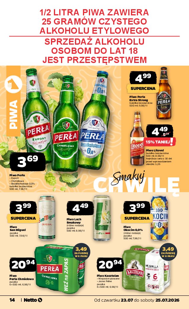 Gazetka Netto 23/07/2026 – 25/07/2026 - strona 14