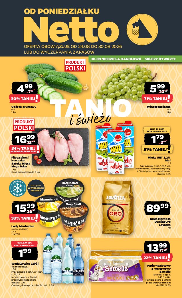 Gazetka Netto 24/08/2026 – 30/08/2026