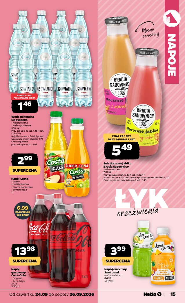 Gazetka Netto 24/09/2026 – 26/09/2026 - gazetki promocyjne str. 15
