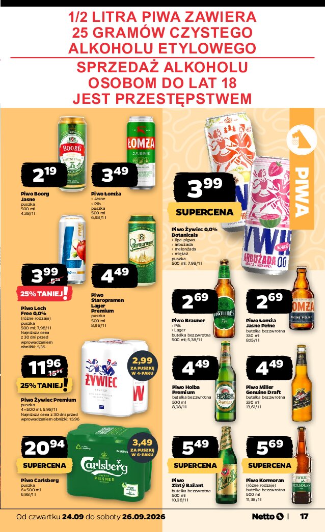 Gazetka Netto 24/09/2026 – 26/09/2026 - gazetki promocyjne str. 17